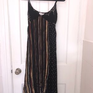 UO boho maxi dress with slit NWT